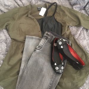 NYDJ Alina Jeggings Gray Wash Sz 8 (Fits Like 10)